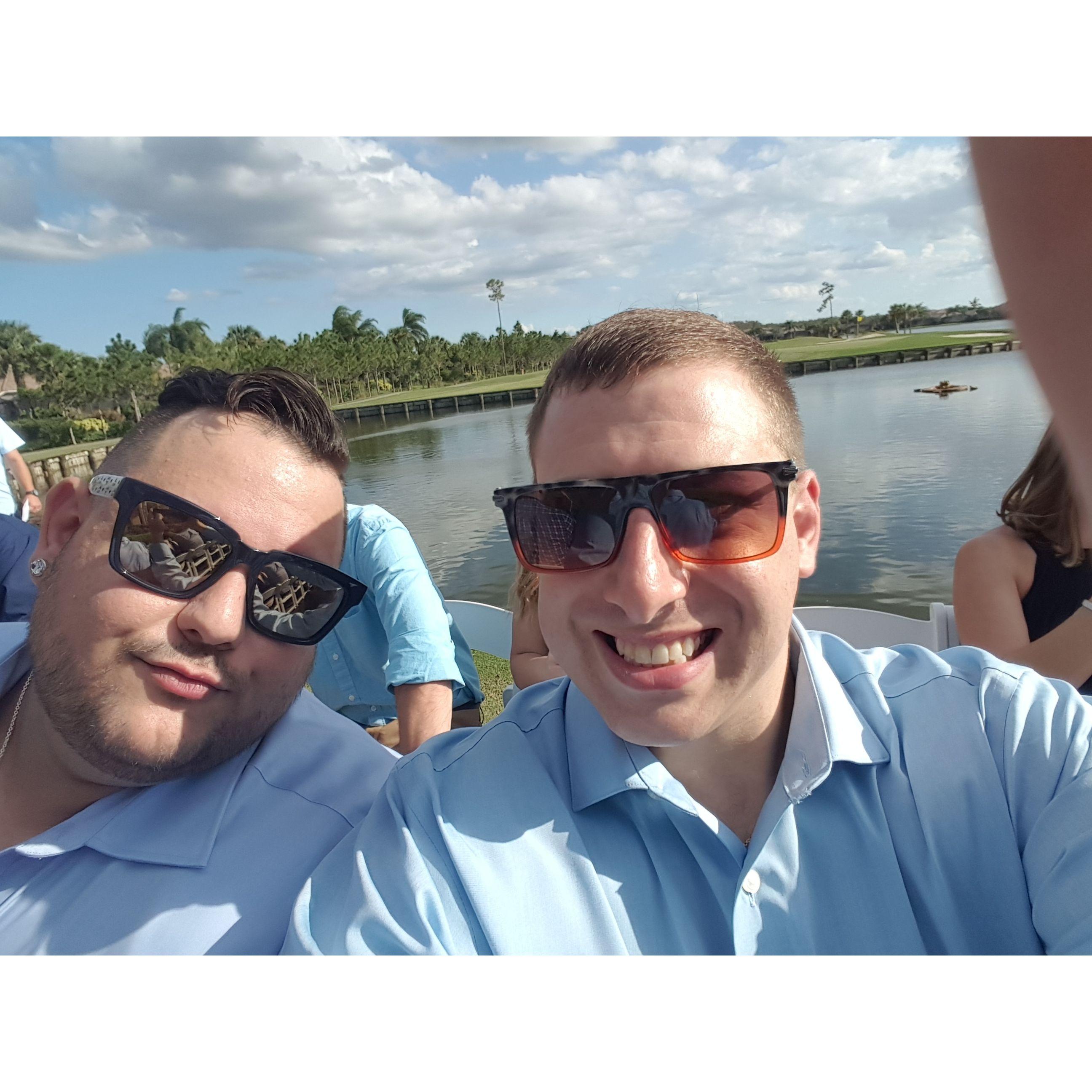 Looking fashionable at Brandon and Danyell's Wedding 2017