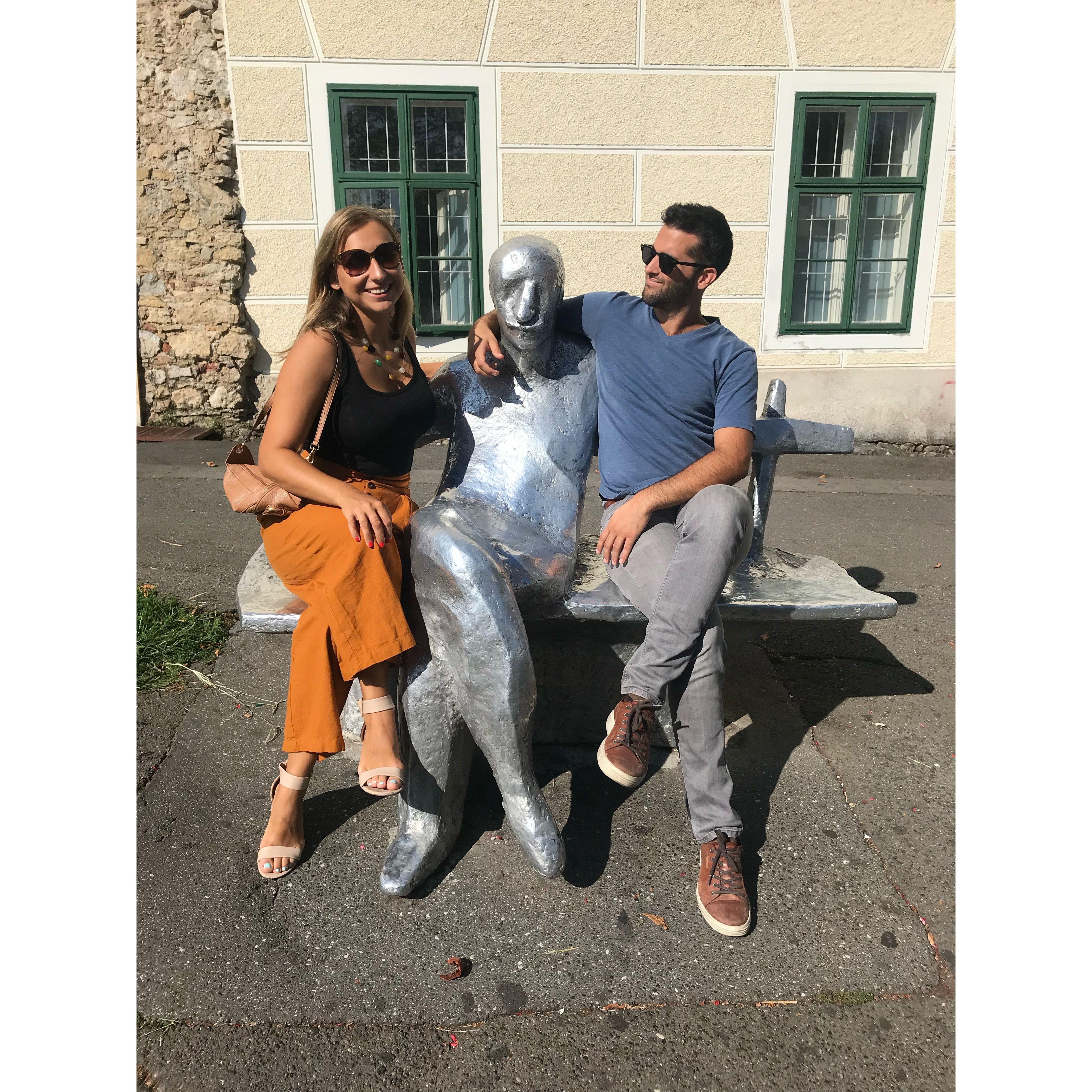 Making friends in Zagreb, Croatia