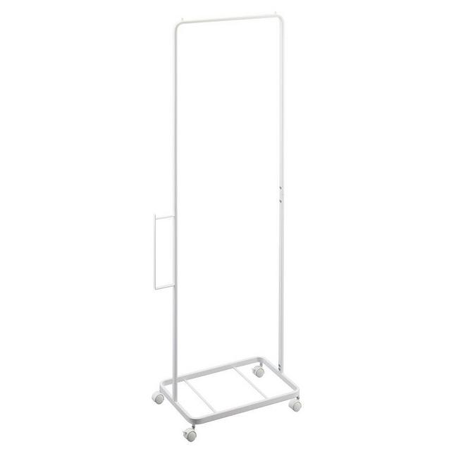 Tosca Rolling Hanger Rack For Laundry Basket, White
