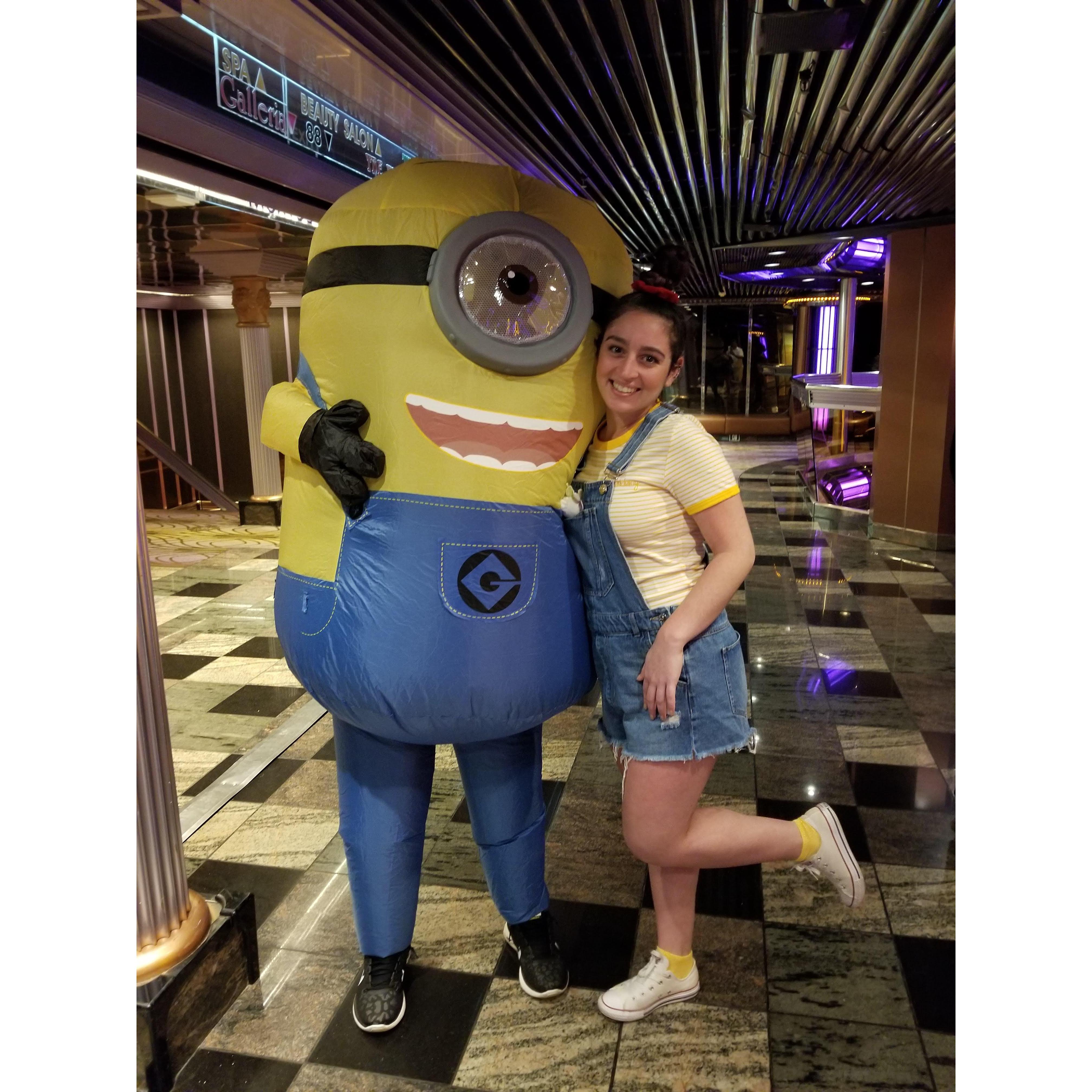 Minion and Agnus Halloween 2019