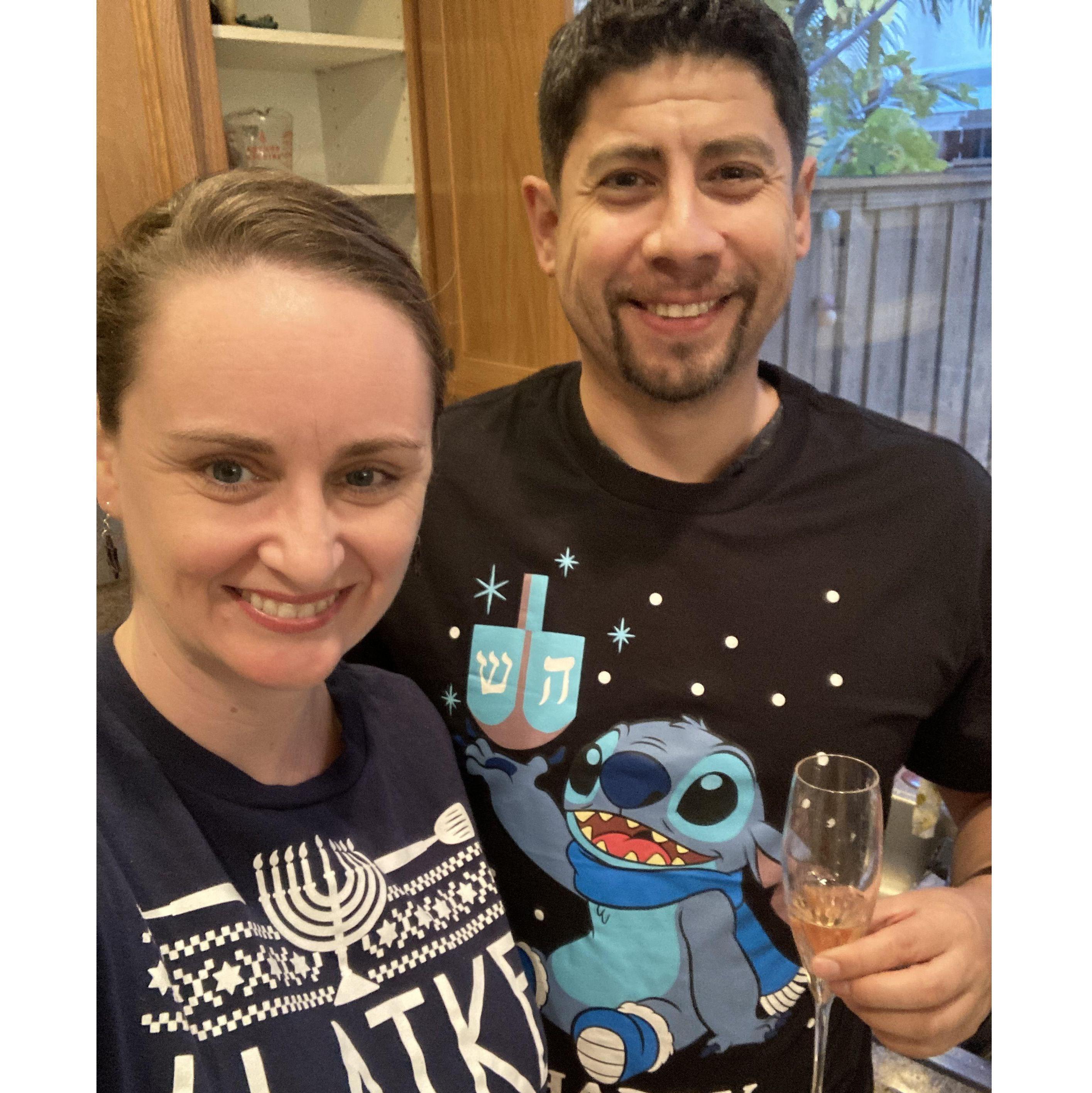 Claudio's first Chanukah