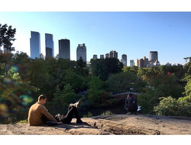 2014
Kristie and Raph went to NYC during the school year to see each other and a stranger took this photo in Central Park and shared it with them on Instagram