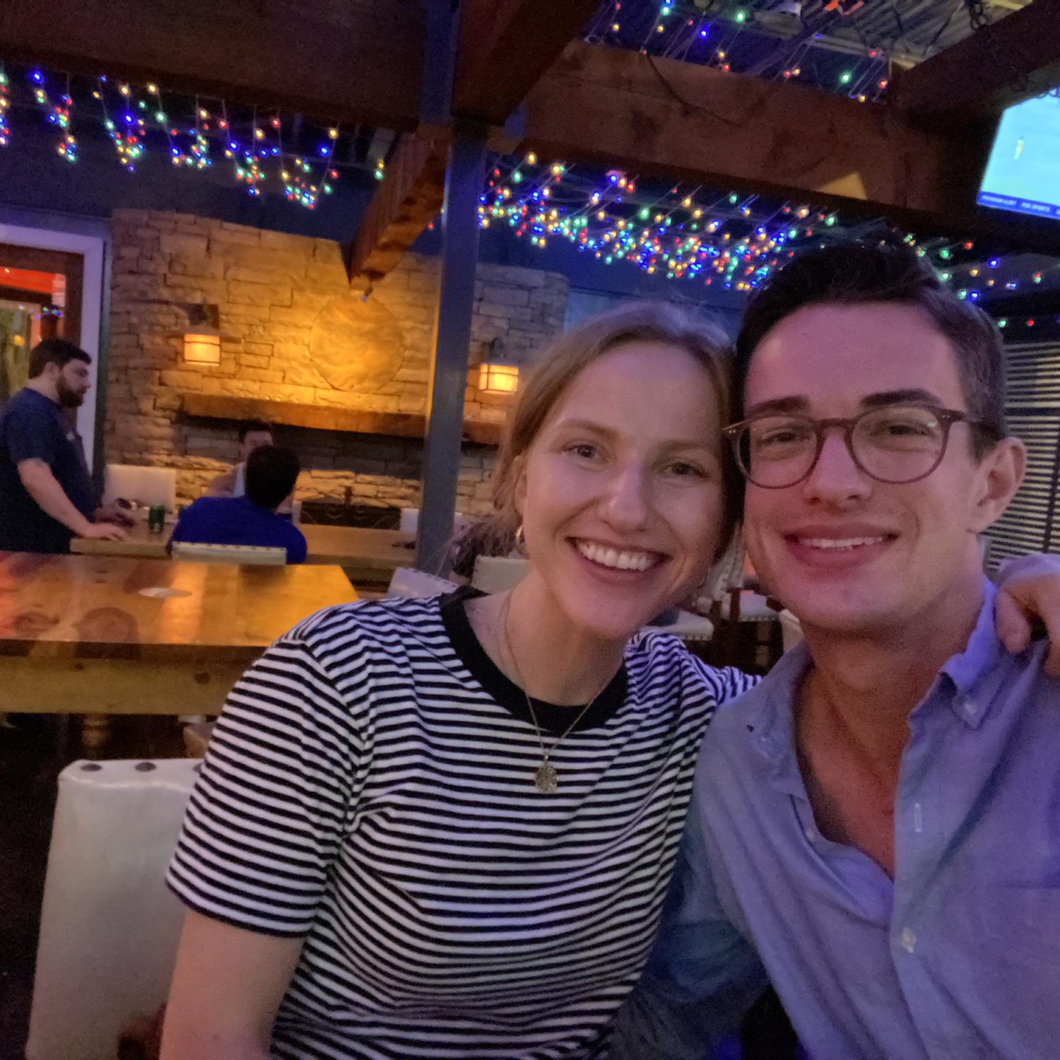 Our first photo together 🥹