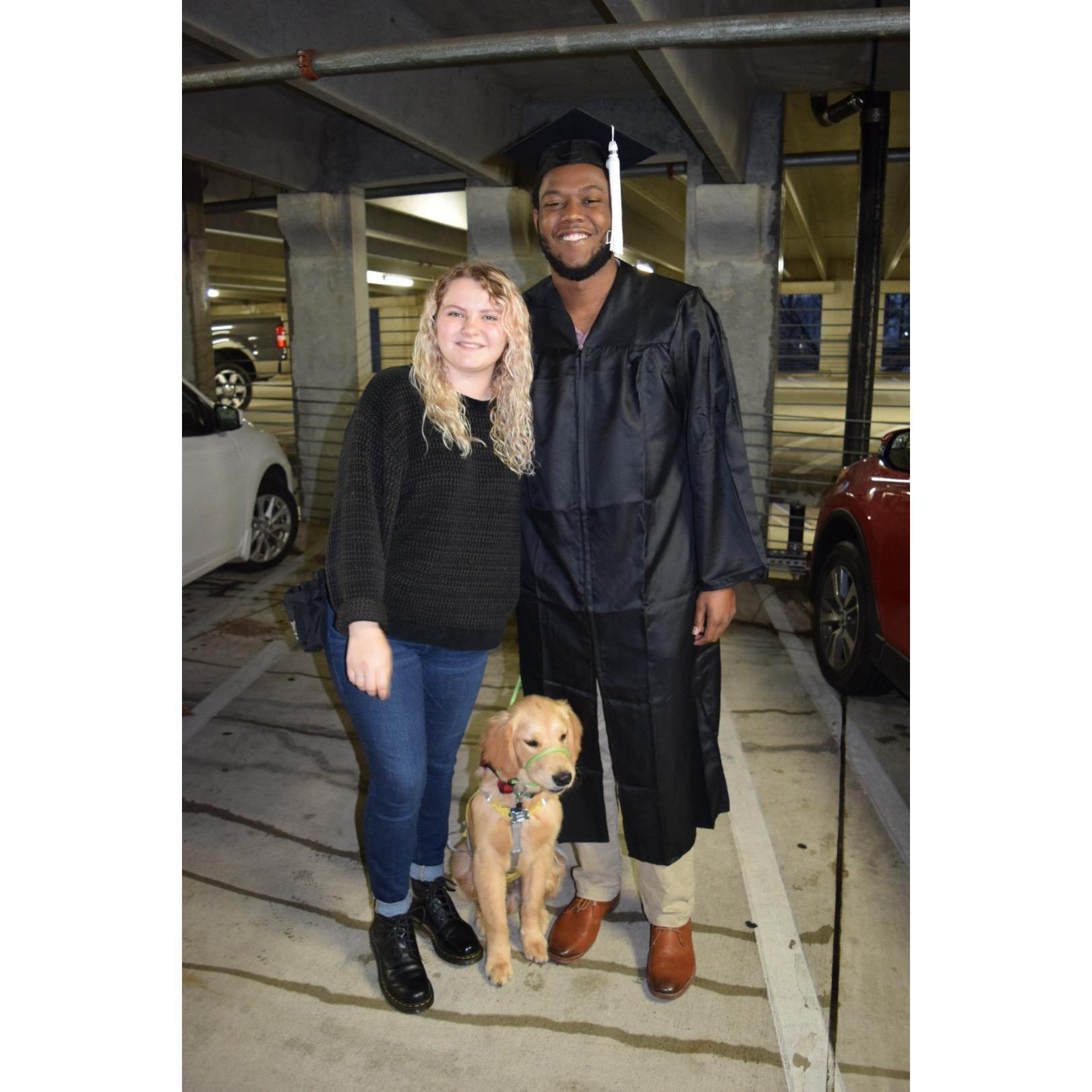 Marlin's college graduation