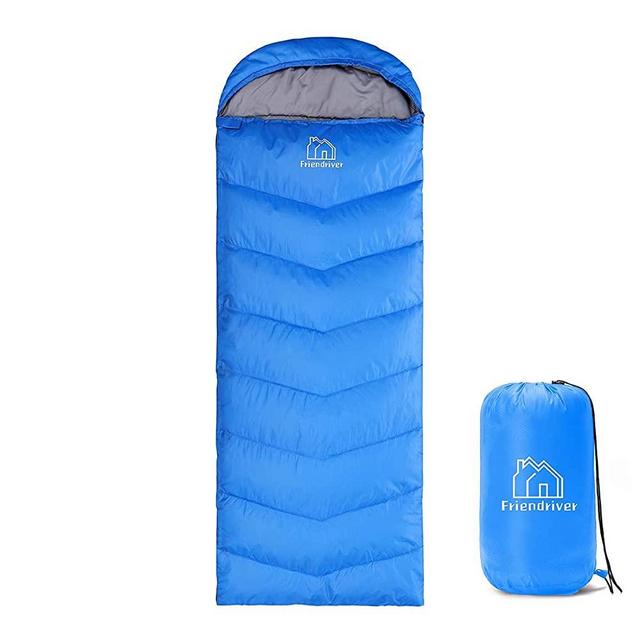 Friendriver XL Size Upgraded Version of Camping Sleeping Bag 4 Seasons Warm and Cool, Lighter Weight, Adults and Children Can Use Waterproof Camping Bag, Travel and Outdoor Activities