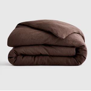 European Linen Duvet Cover - Espresso - King/Cal King