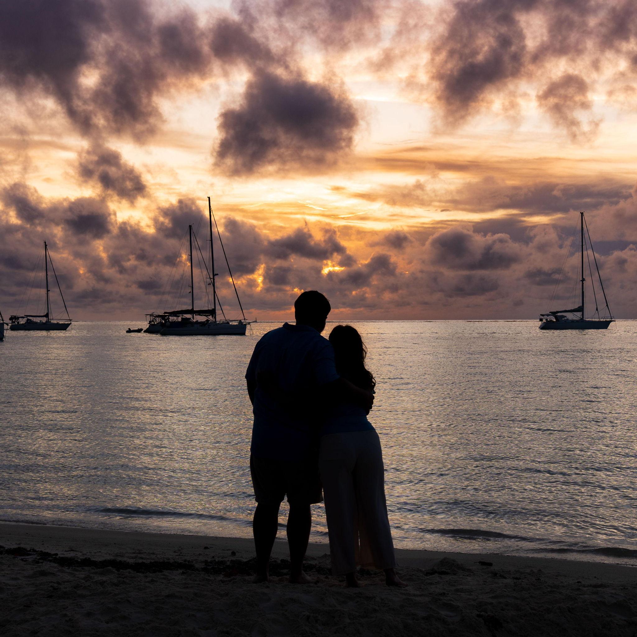 To celebrate our first anniversary, we went to French Polynesia!