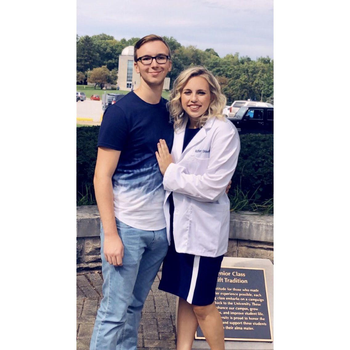 Alyssa's white coat ceremony