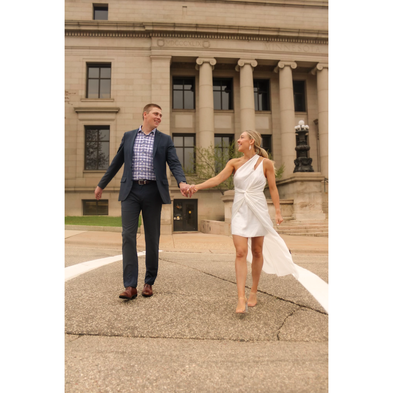 Our friend Marie took engagement pictures for us at the State Capital.