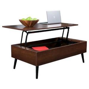 Christopher Knight Home Elliot Wood Lift-Top Storage Coffee Table - Mahogany