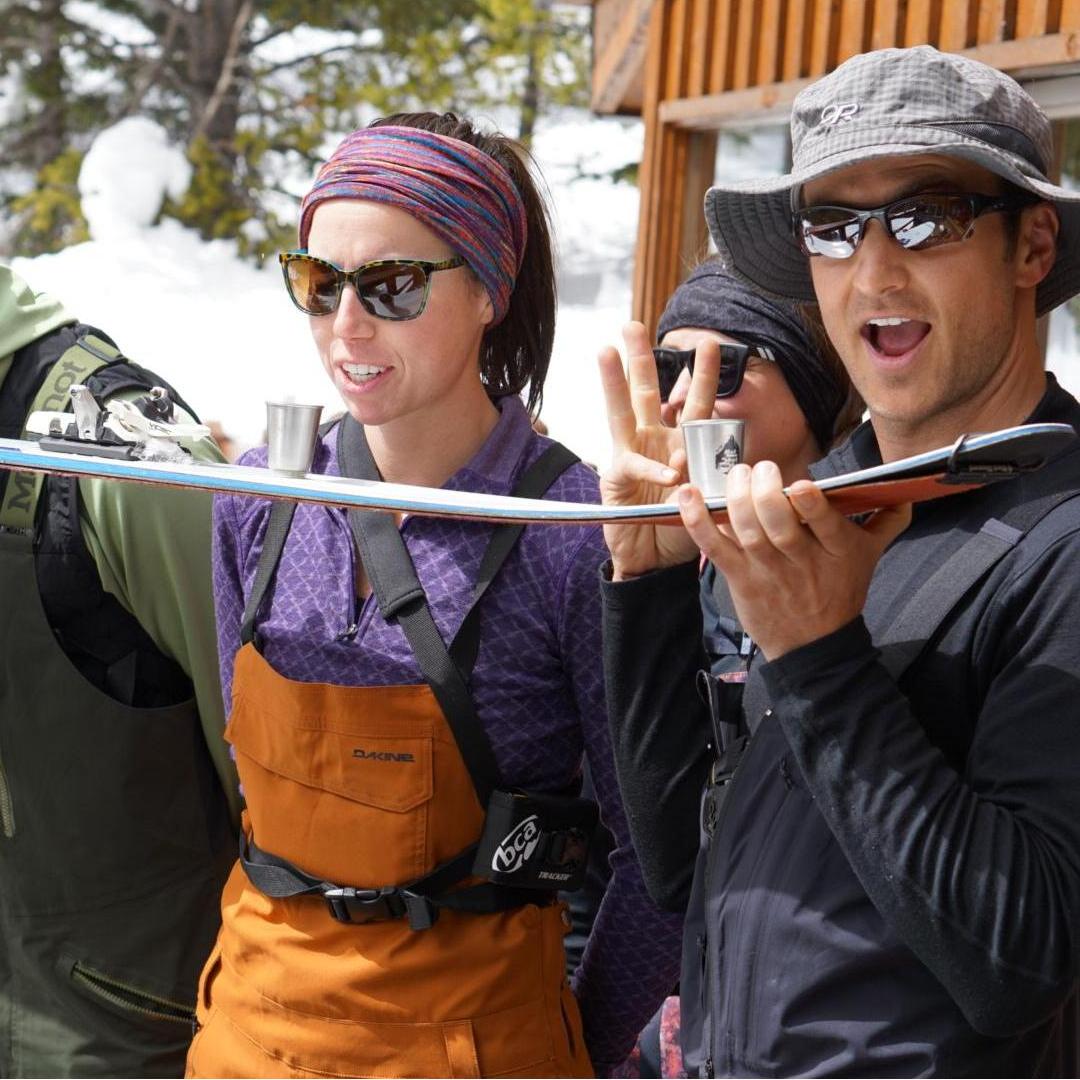 "Hut Trips" and "Shot Skis" have a way of going hand-in-hand.