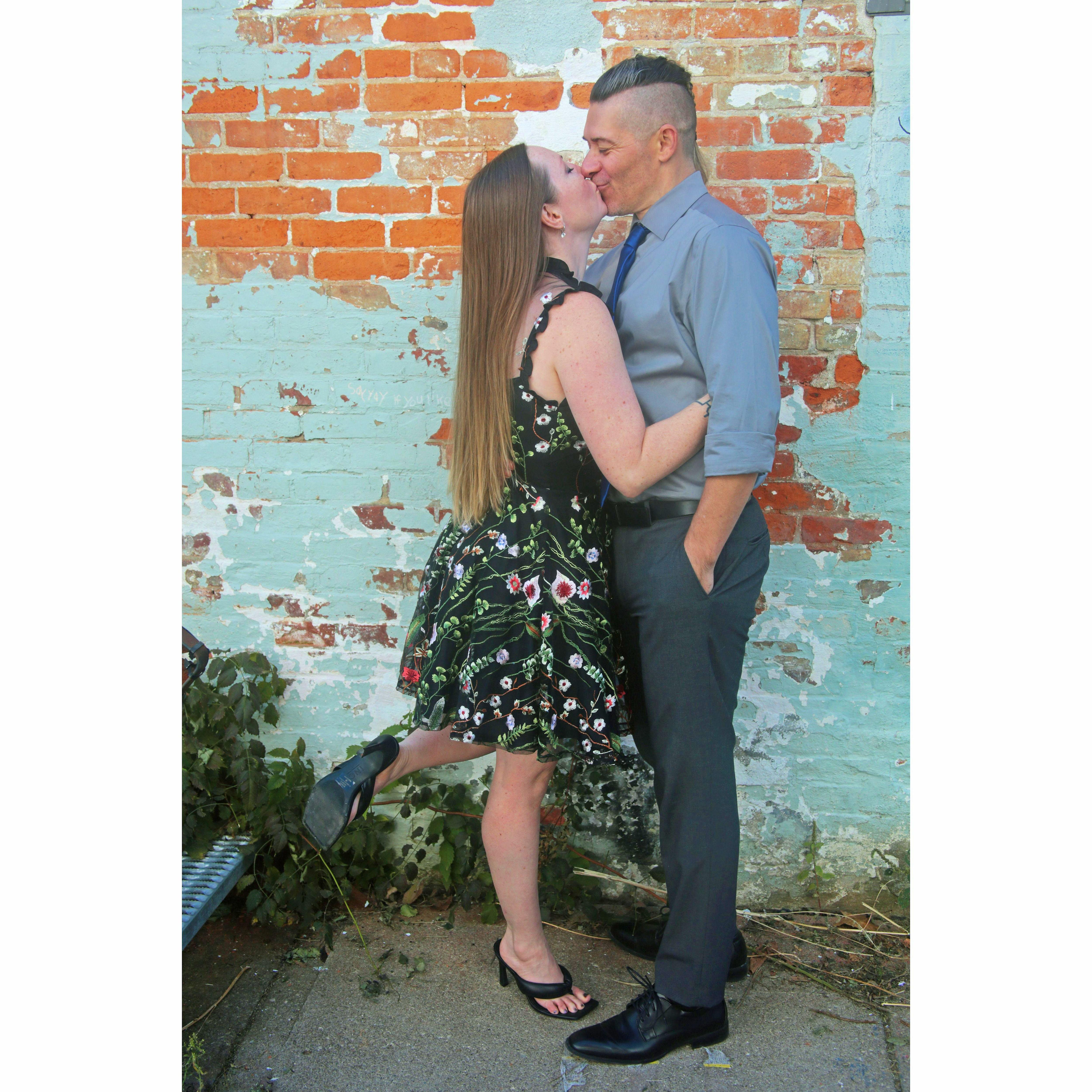 We had a lot of fun taking engagement photos in October, 2022 with our friends Sharee & Shawn in Yellow Springs, OH
