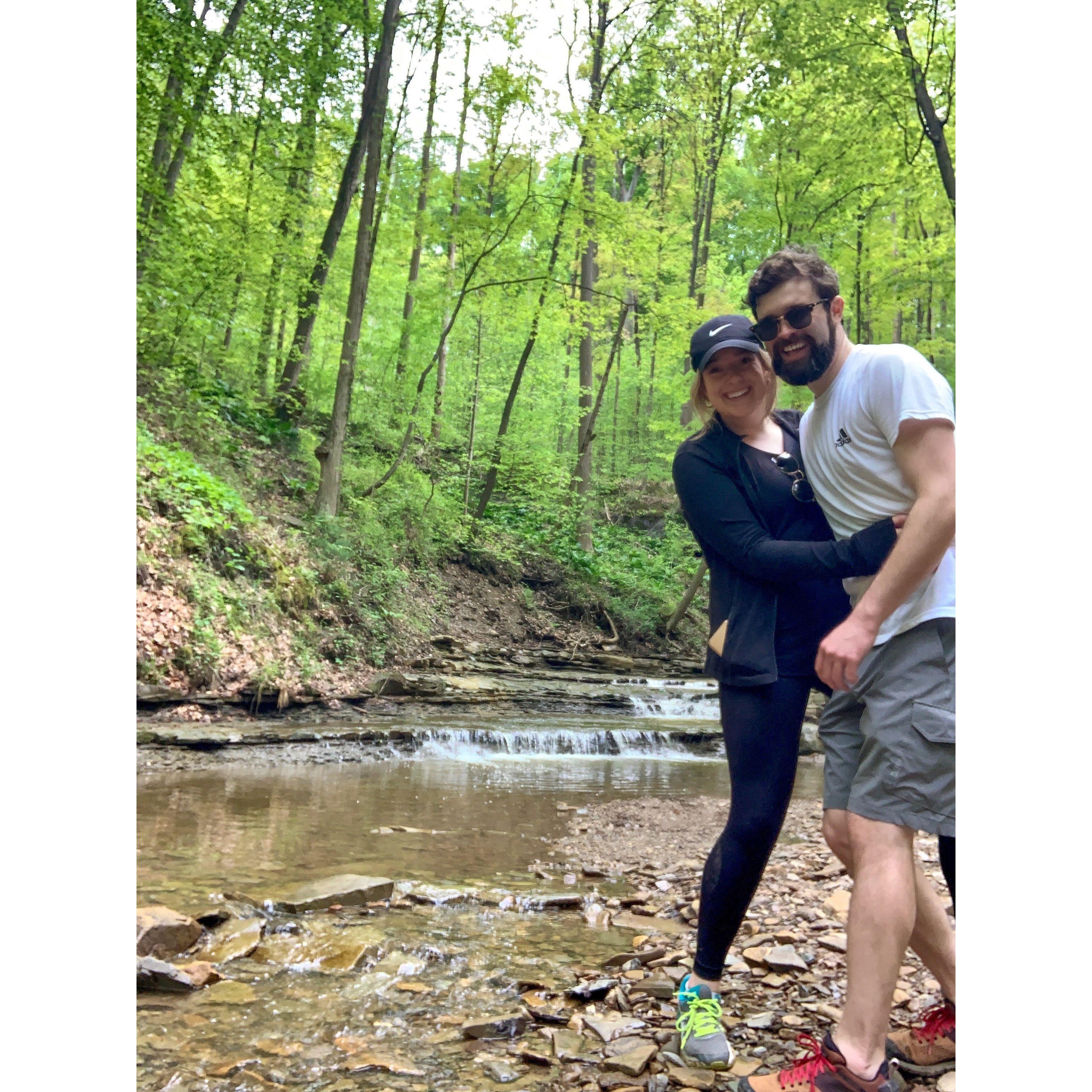Hiking Cuyahoga National Park at the height of the pandemic.