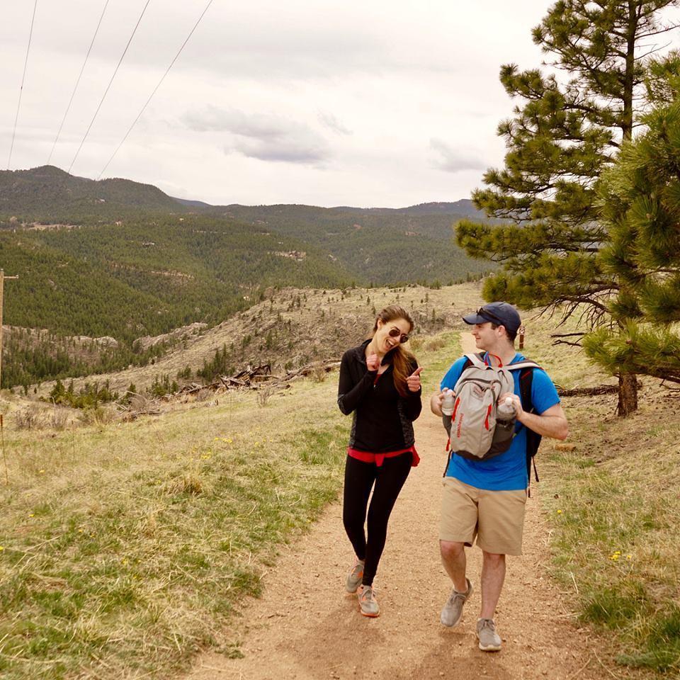 If you were curious, yes, Marc carried both backpacks toward the end of the hike because...That's my job :)