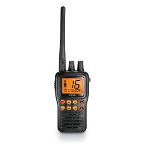 Uniden MHS75 Handheld Submersible 2-Way 5W VHF Marine Radio - Black