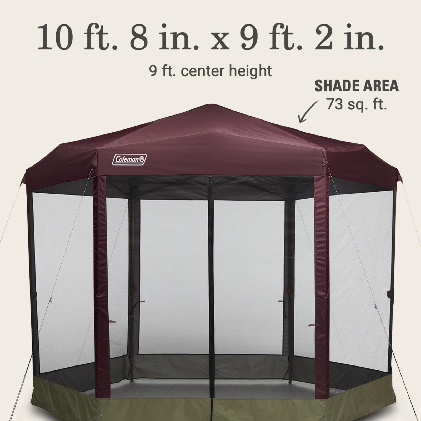 テント・タープ coleman round screen 2room house uvpro Coleman Outdoor Camping Pop Up Screen House Canopy Sun