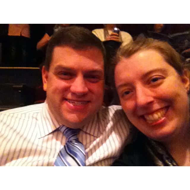 At the Detroit Opera House for The Nutcracker.