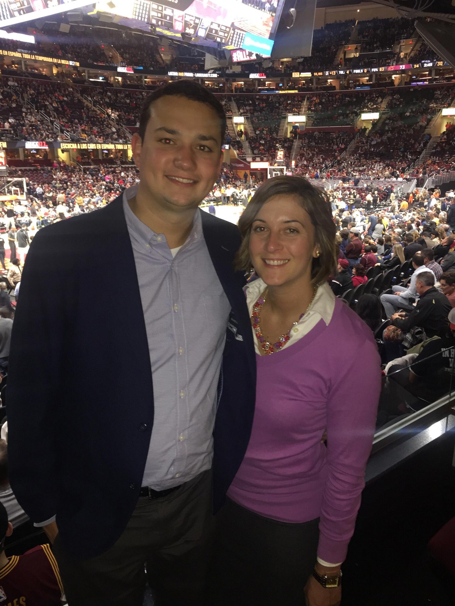Fun night at a Cavs game