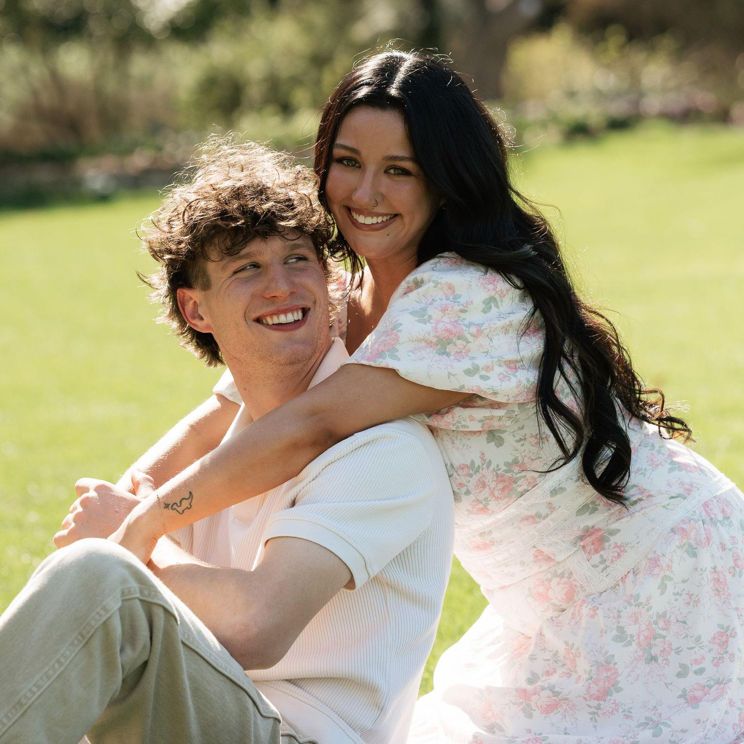 Engagement photos at the Dallas Arboretum!
