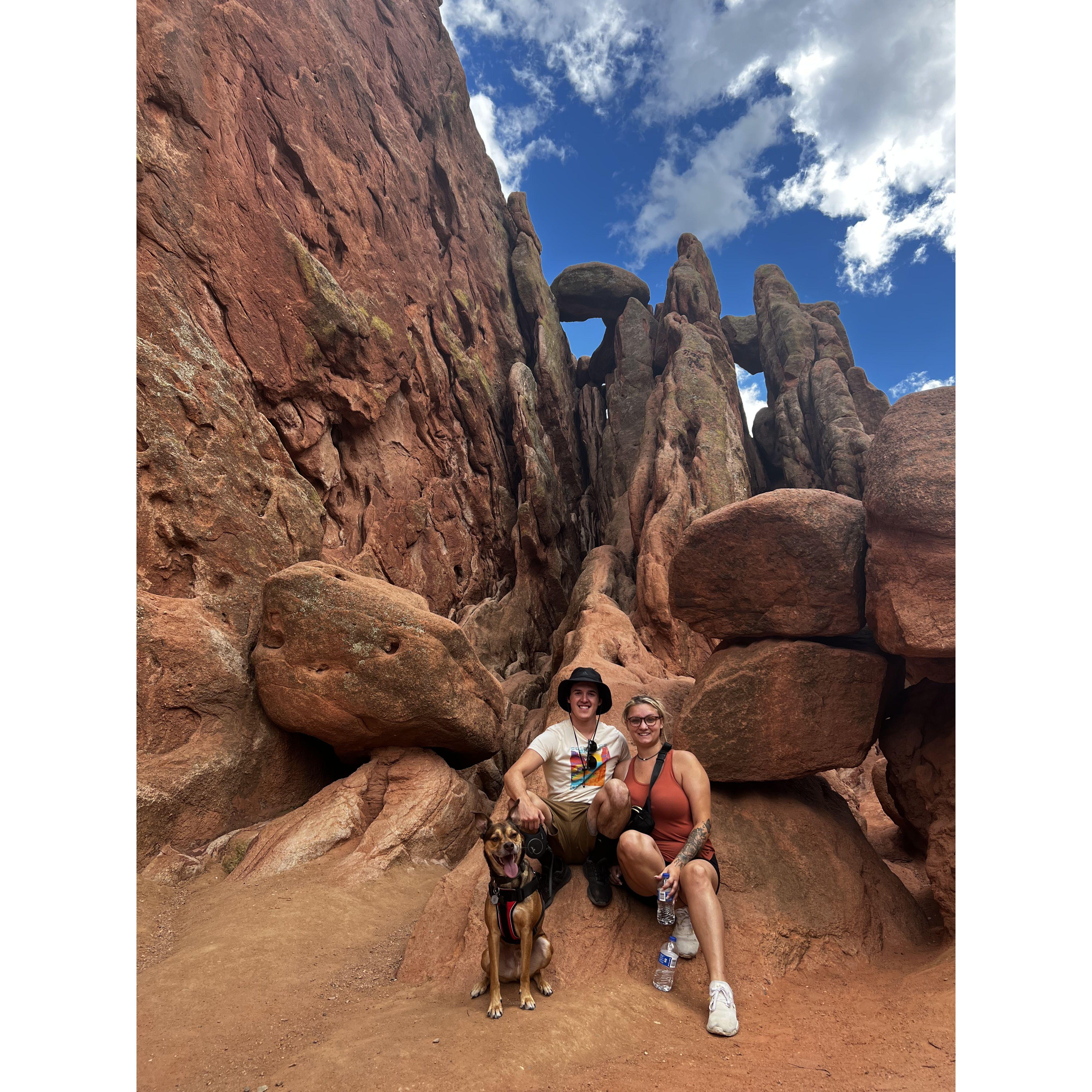 Garden of the Gods in Colorado