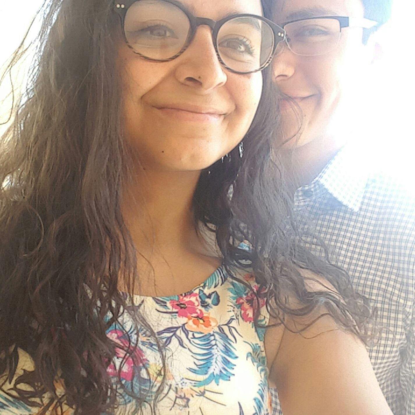 Our first selfie together! Circa 2016