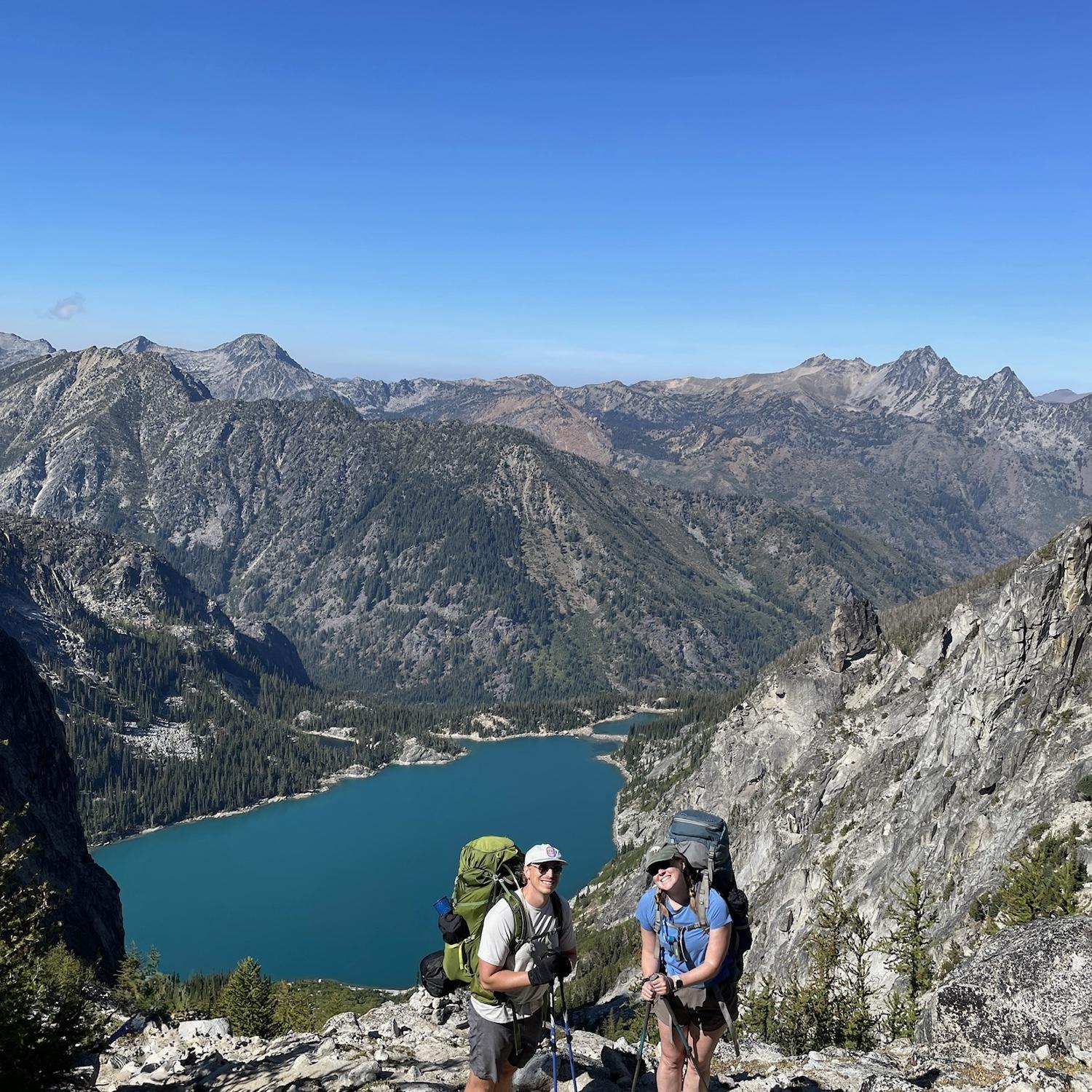 Backpacking the Enchantments - top of Aasgard Pass, September 2025.