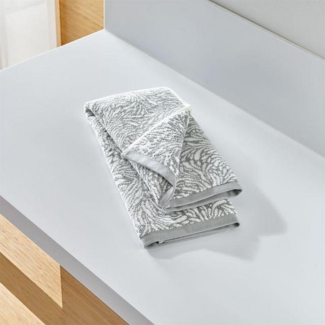 Ellio 550-Gram Organic Grey Hand Towel