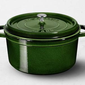Staub Enameled Cast Iron Round Dutch Oven - Basil