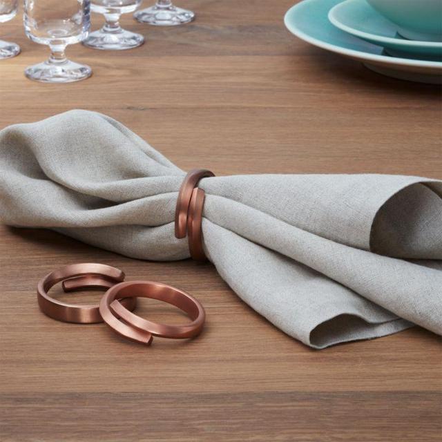 Wrap Copper Napkin Ring