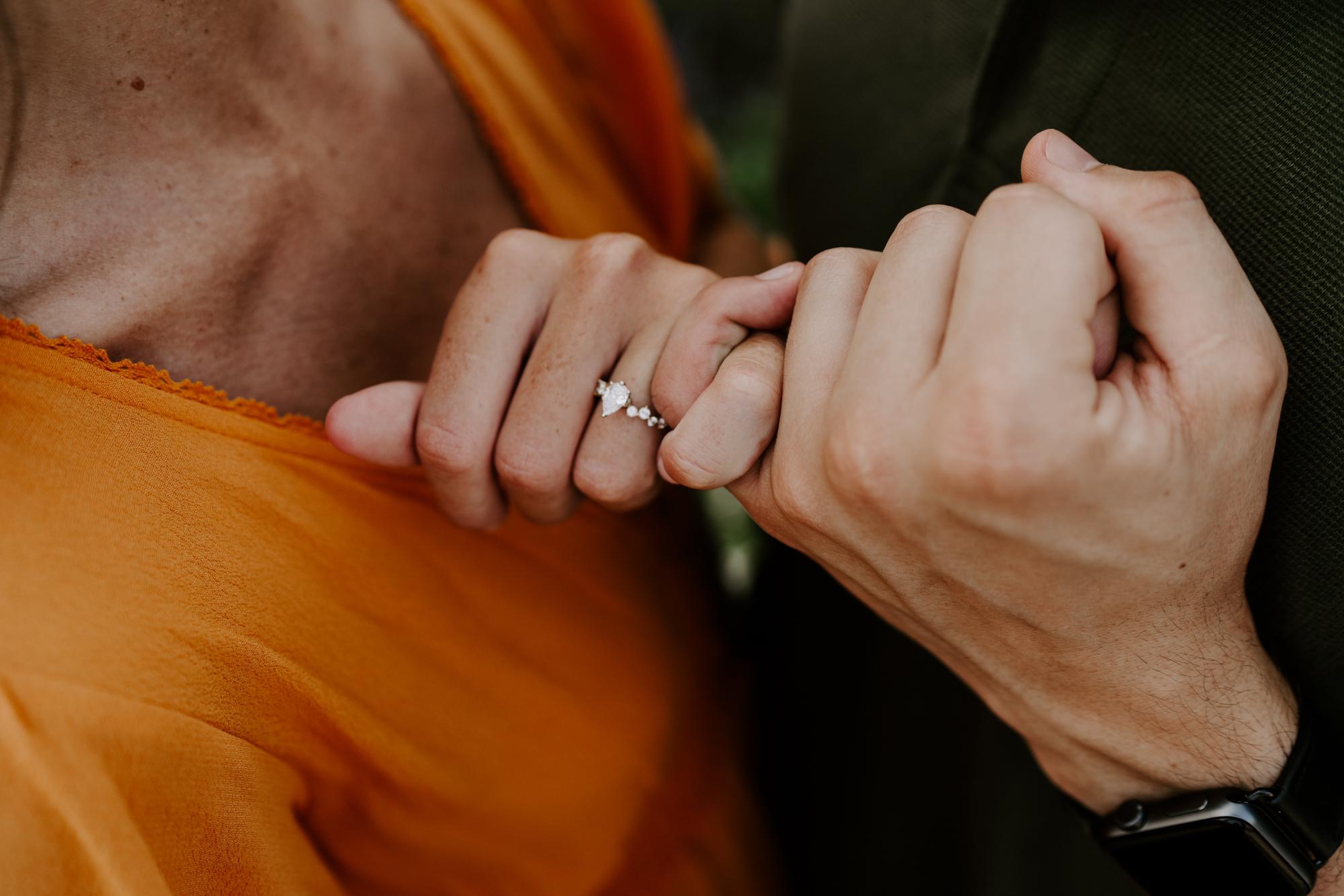 Kara's beautiful engagement ring was made by Mary at Khamis Fine Jewelers. She and Skylar could not have done a better job!