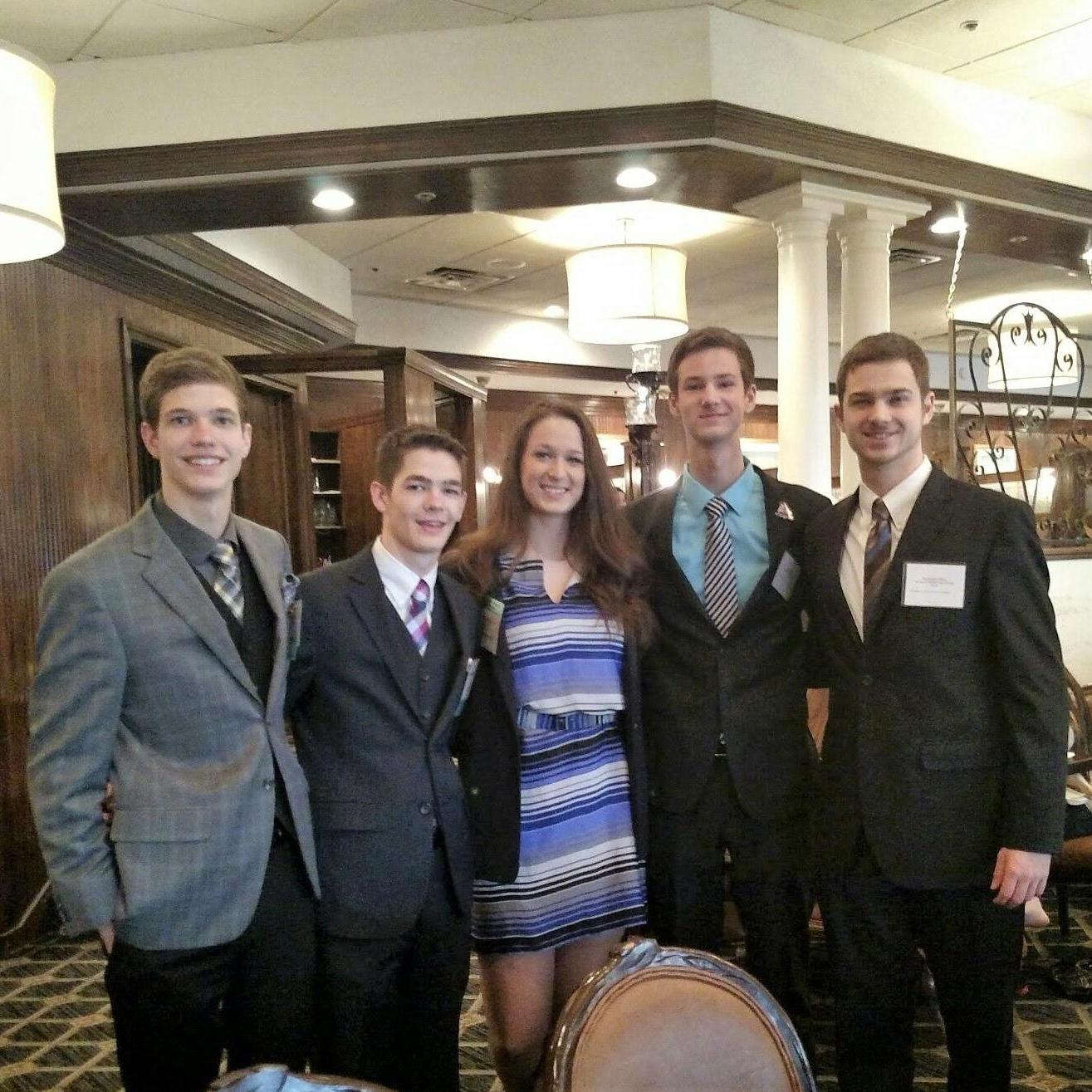 Us at an FBLA competition! Good thing we did business clubs, otherwise we would have never met