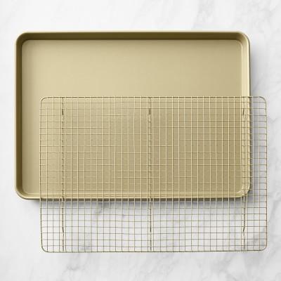 Williams Sonoma Goldtouch® Non-Corrugated Three-Quarter Sheet with Rack