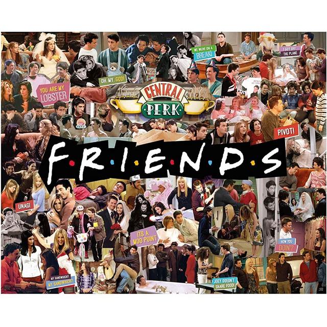 Friends TV Show Collage Jigsaw Puzzle - 1000 Pieces - 30in x 24in