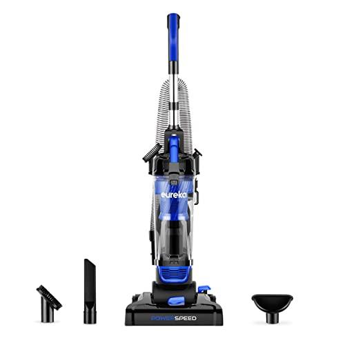 Eureka PowerSpeed Lightweight Powerful Pet Upright Vacuum Cleaner, for Carpet and Hard Floor, Suction with Upgrated Cyclone, New Model