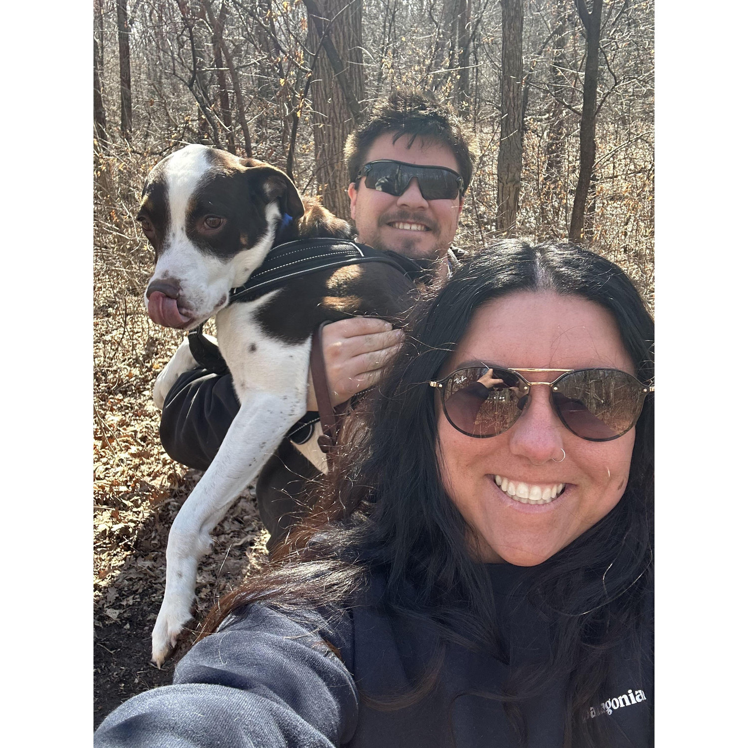 Family walk at Nagawicka Park