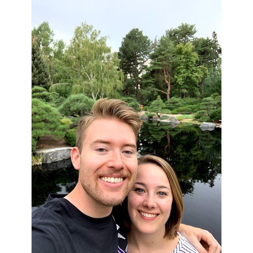 Exploring Denver Botanic Gardens for the first time in August 2021 - 3 years almost exactly to our wedding day