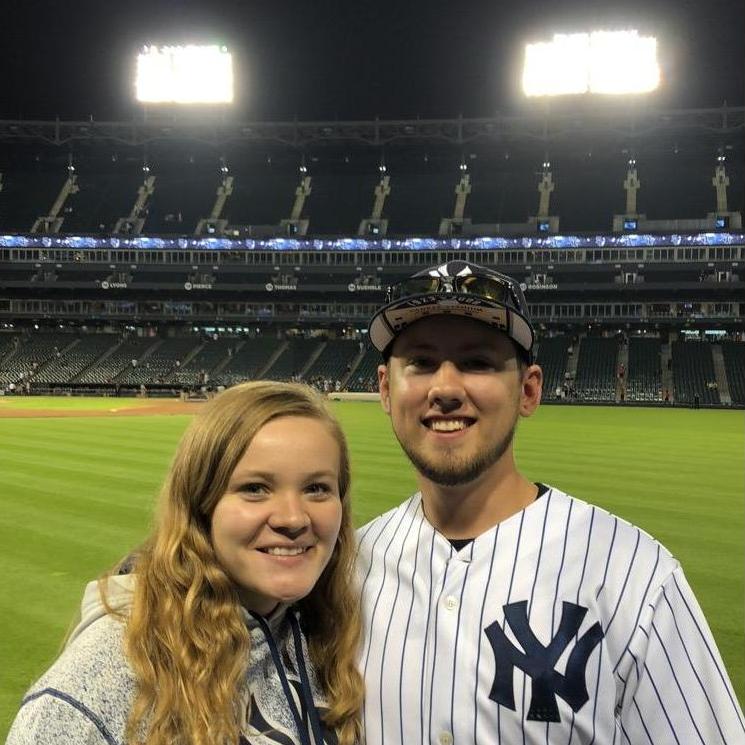 Katelyn has proven herself to be Cody's good luck charm as the Yankees are undefeated when they both go to a game together! 6-0 so far!