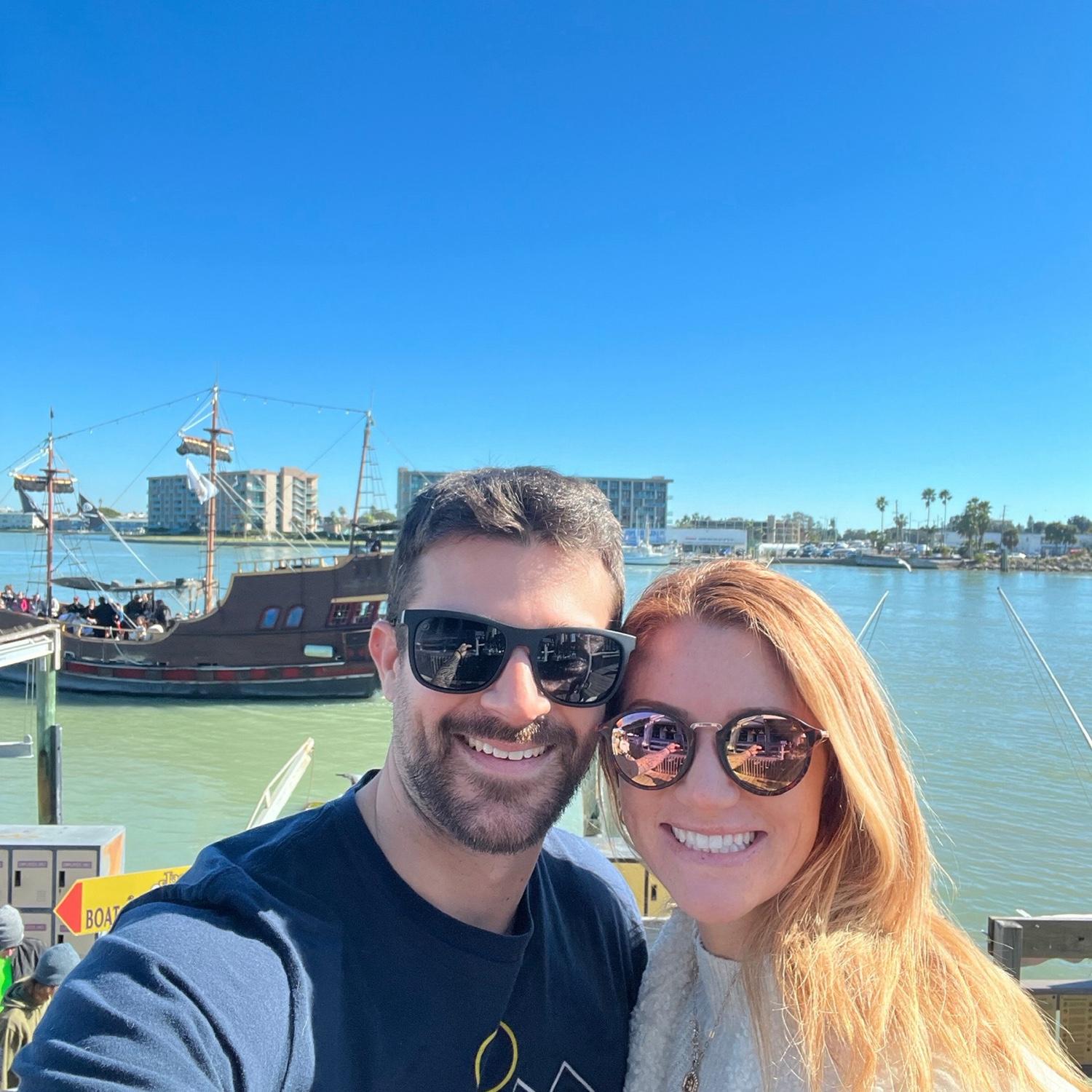 Our first picture ever after a day date in St. Pete💕