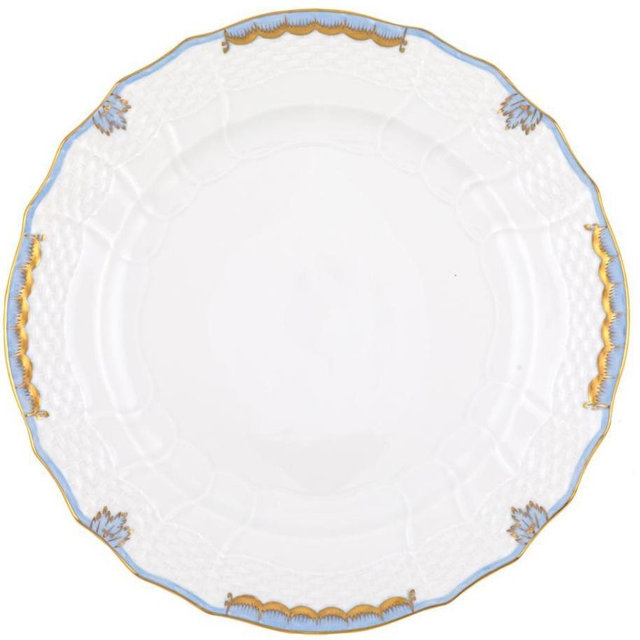 Herend Princess Victoria Light Blue Service Plate