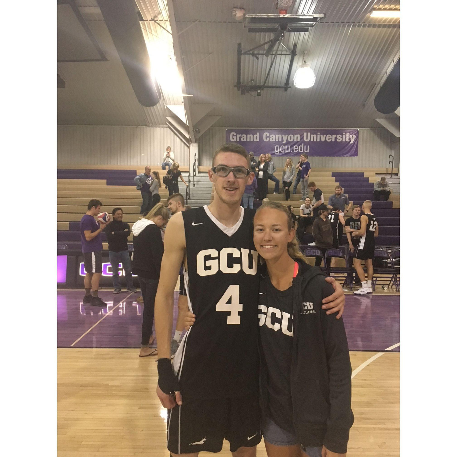 Trevor's volleyball team beat Pepperdine!