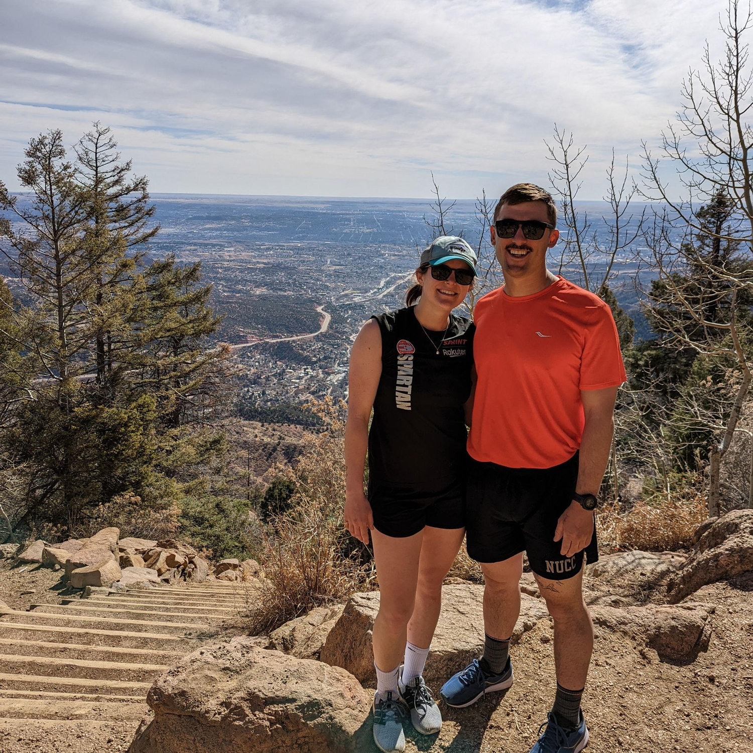 First hike together! The Manitou Incline.