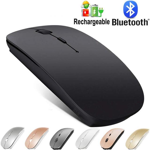 Bluetooth Mouse for MacBook pro/MacBook air/Laptop/iMac/ipad, Wireless Mouse for MacBook pro MacBook Air/iMac/Laptop/Notebook/pc(Bluetooth Mouse/Black)