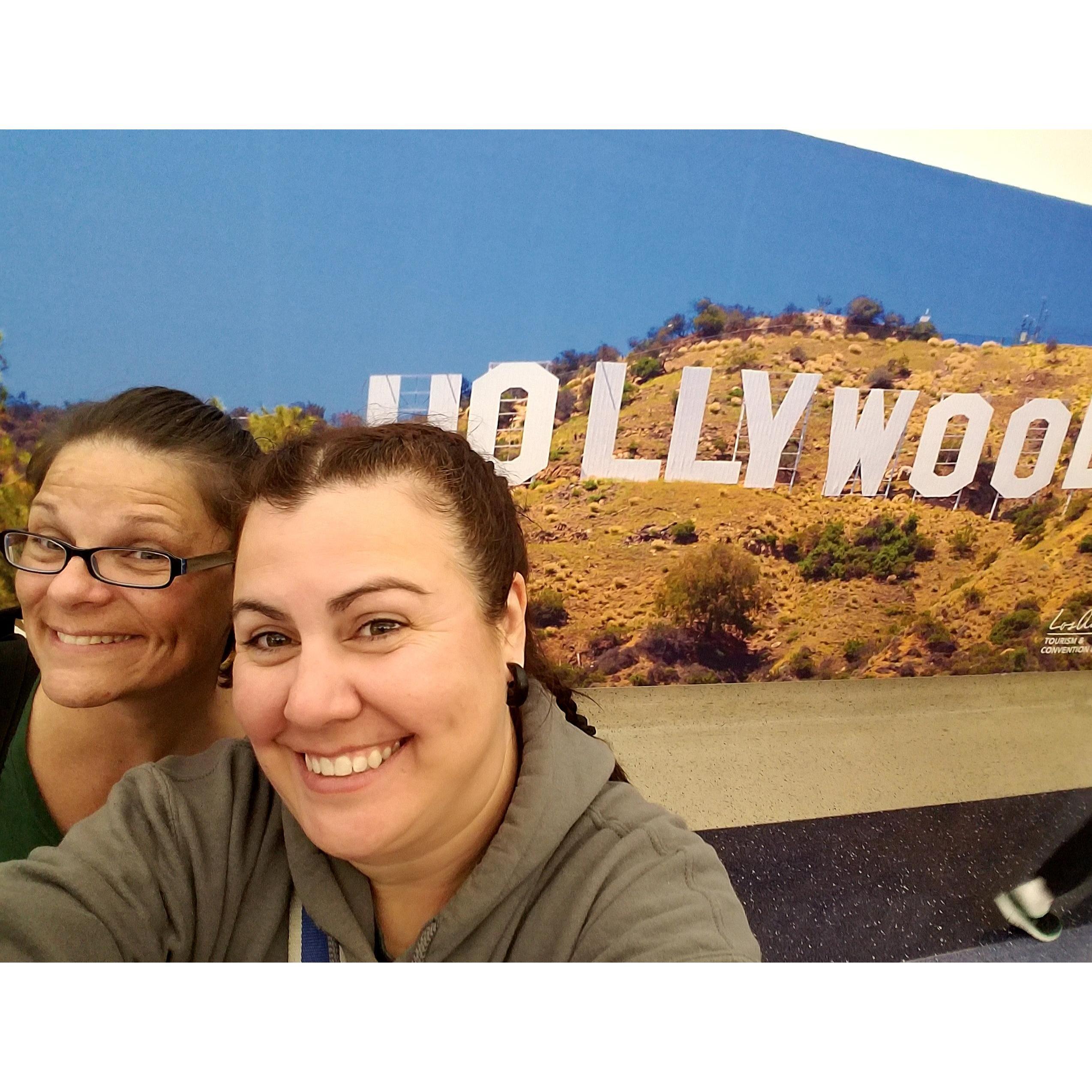 As we left LA, CA, we ran across this in the airport. Looks better than when we visited it in person!