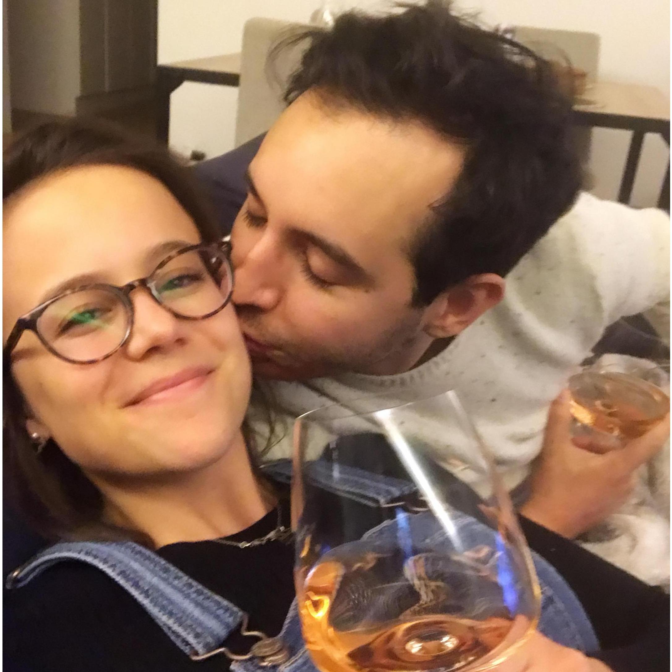 3 months lockdown together: you don't get a better pre-wedding retreat. April 2020, Brussels