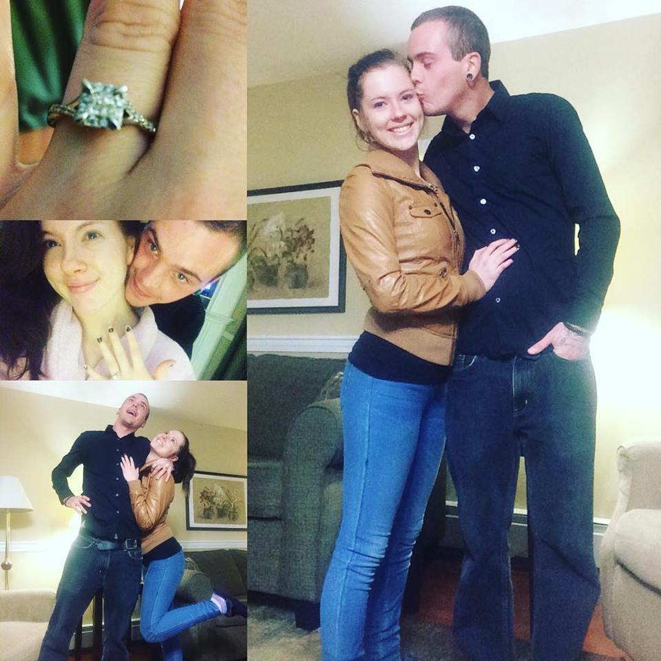 When Jamie popped the big question; I said YES of course!