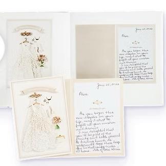 Turn wedding cards into a coffee table book!