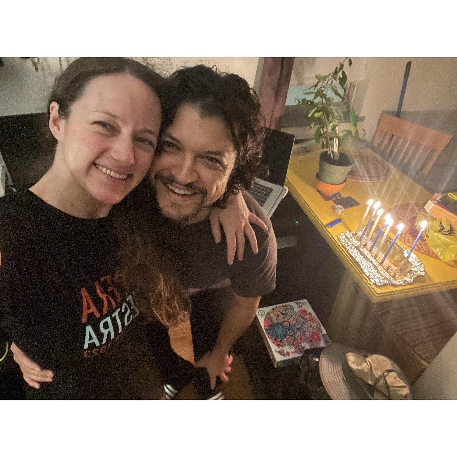 Our first Hanukkah together!