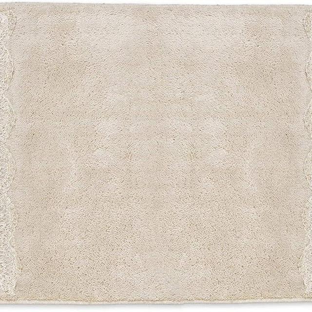Zahari Home Rose Vine Bathroom Rug Luxury Bath Rug Washable Beautiful Shower Mat Unique Design Stylish Beige Bath Bath Rug Shower Tub Decor