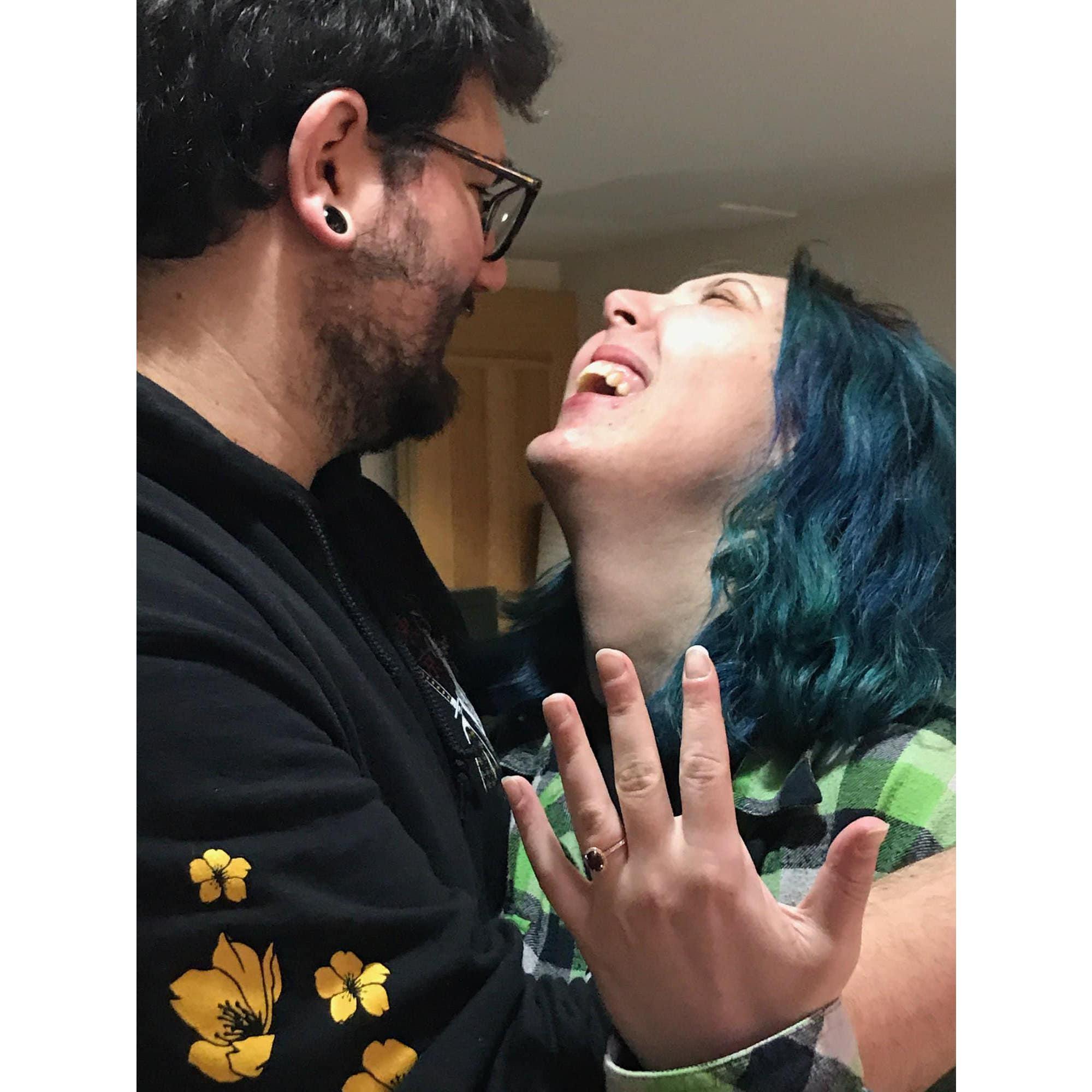 the day we got engaged