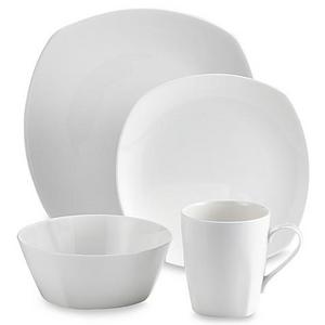 Tabletops Unlimited® Quattro Bone China 16-Piece Dinnerware Set